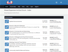 Tablet Screenshot of forum.bearchive.com